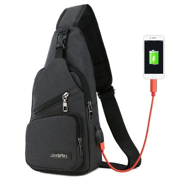 10L Backpack Chest Cross Body One Strap Shoulder Day Pack for Men Women