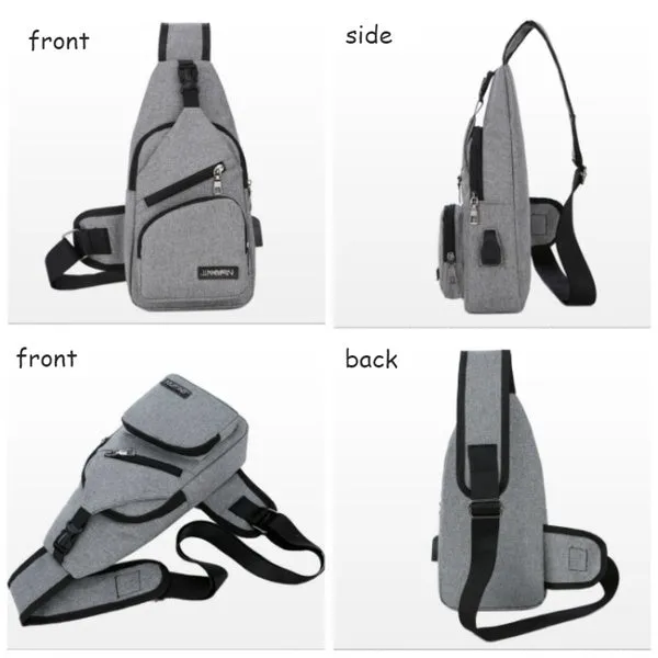 10L Backpack Chest Cross Body One Strap Shoulder Day Pack for Men Women