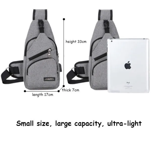 10L Backpack Chest Cross Body One Strap Shoulder Day Pack for Men Women