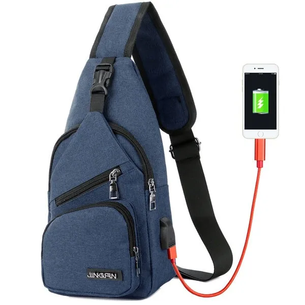 10L Backpack Chest Cross Body One Strap Shoulder Day Pack for Men Women