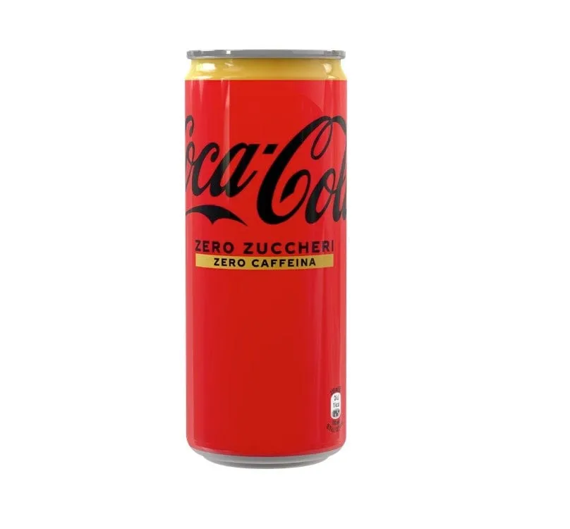 24x COCA-COLA Zero Zuccheri Zero Caffeina Einwegdose 330ml