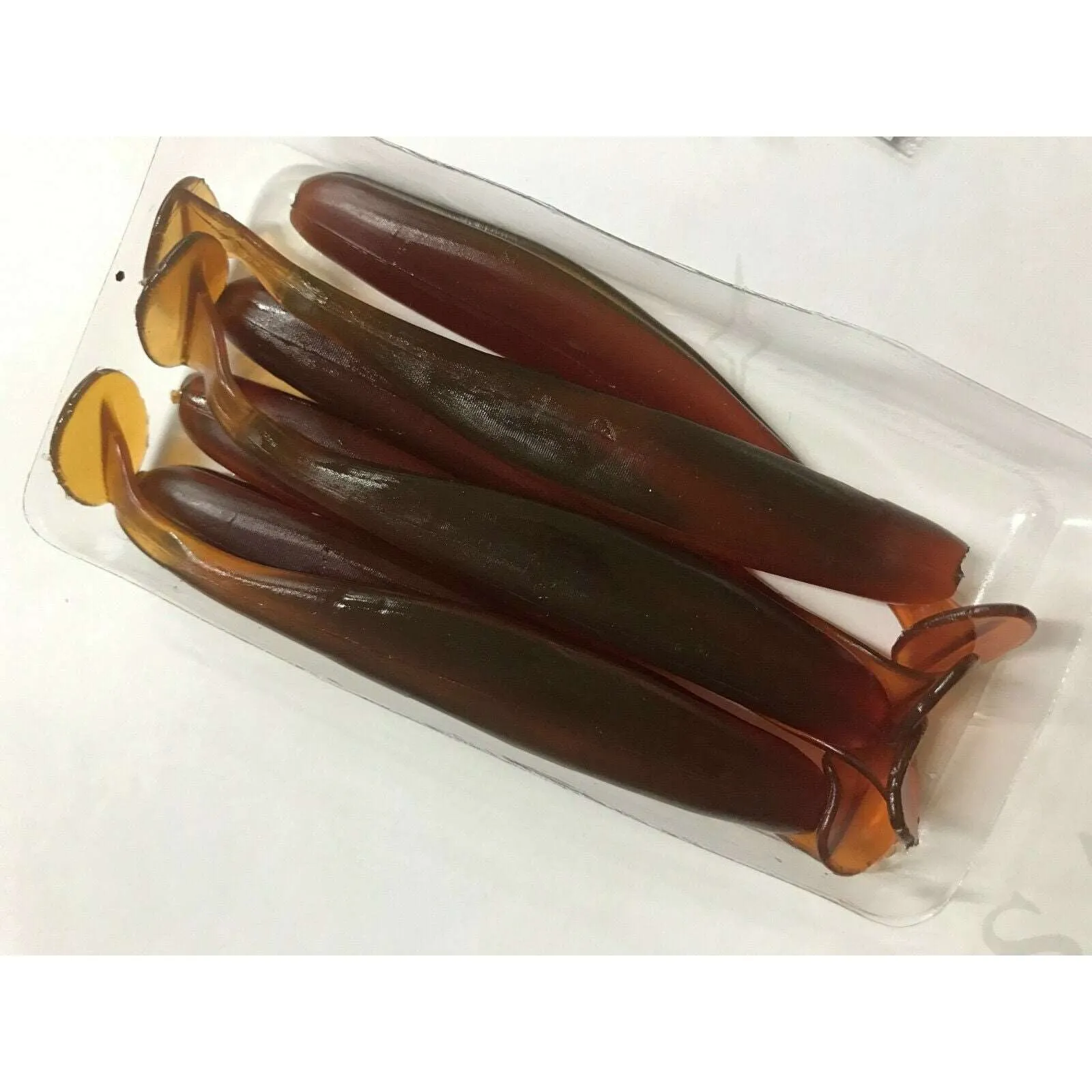 24x Soft Plastic Paddle Tail Shad 75mm On 3 Colour Scented Fishing Tackle