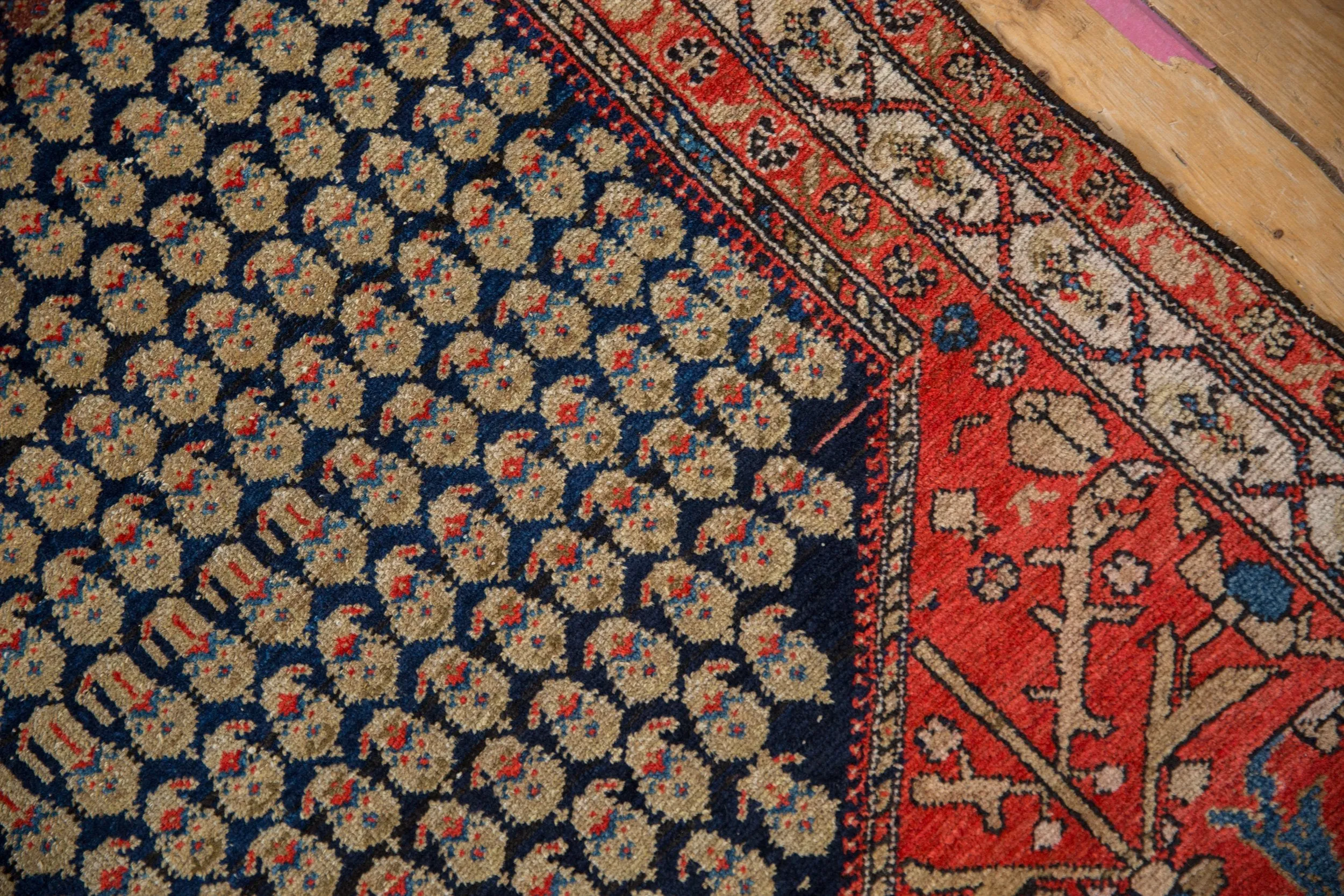 3.5x4.5 Vintage Malayer Square Rug