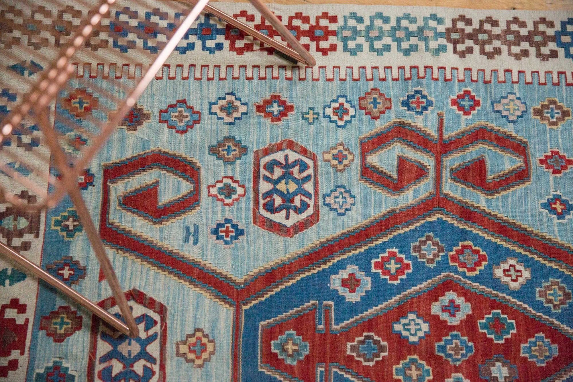 3.5x5.5 Vintage Fine Turkish Kilim Rug