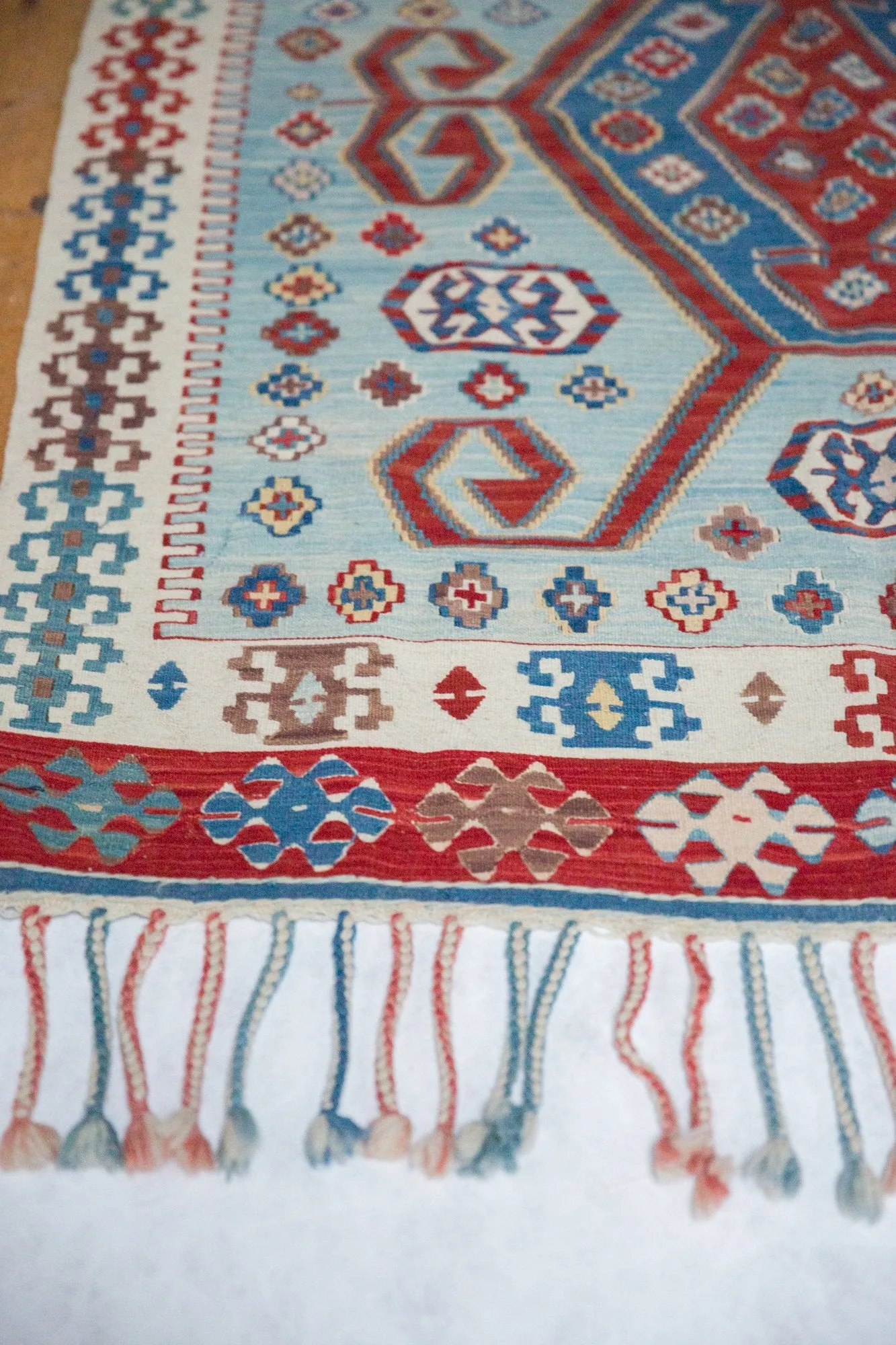 3.5x5.5 Vintage Fine Turkish Kilim Rug