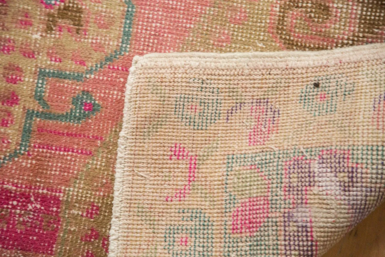 4x7.5 Vintage Distressed Oushak Rug