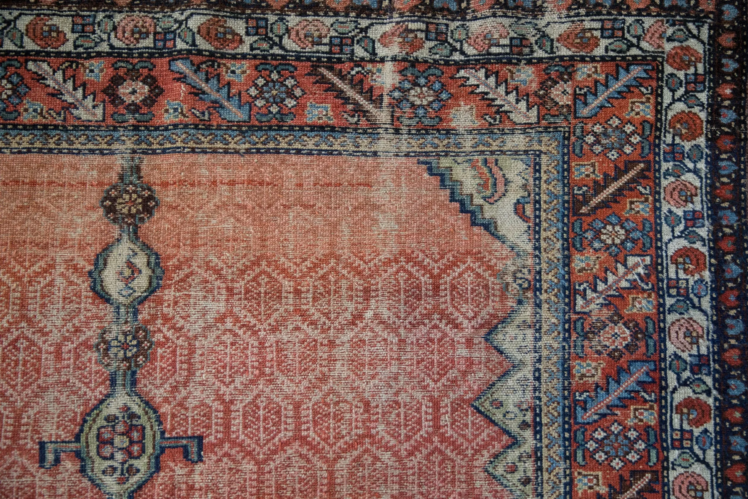 5.5x12.5 Antique Hamadan Rug Runner