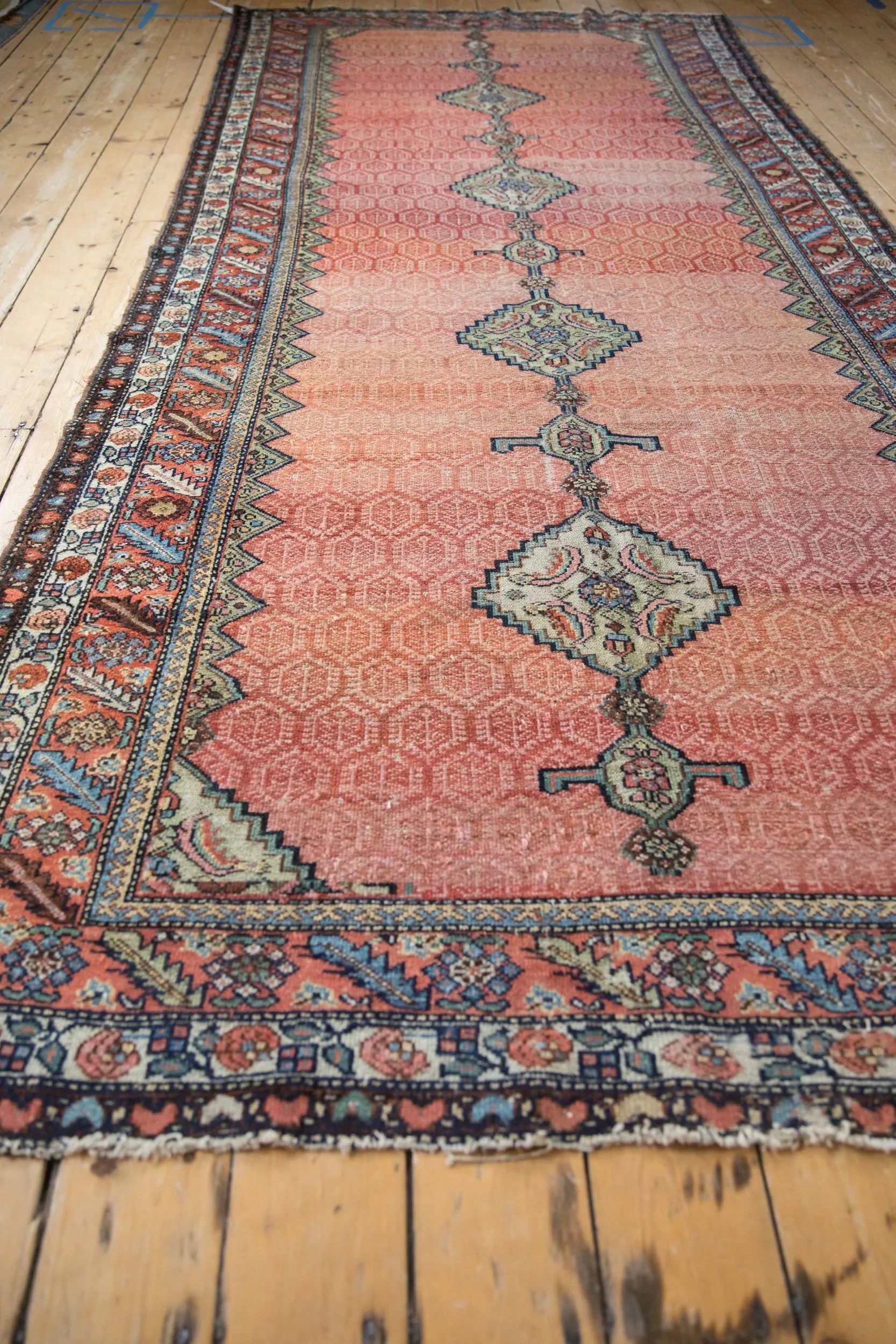 5.5x12.5 Antique Hamadan Rug Runner