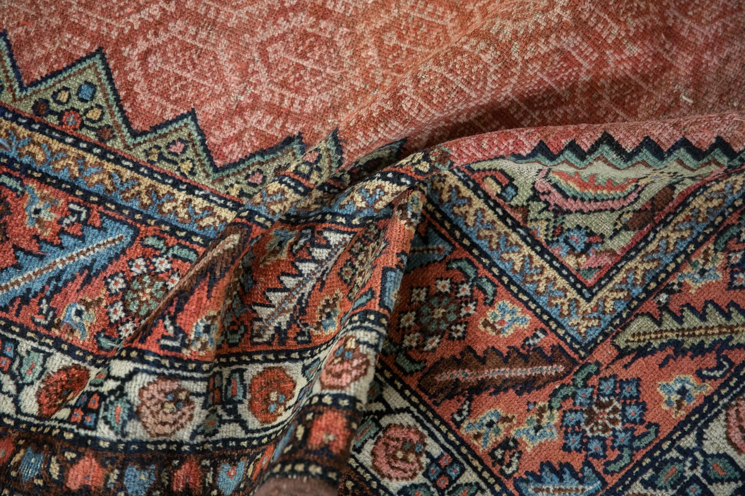 5.5x12.5 Antique Hamadan Rug Runner