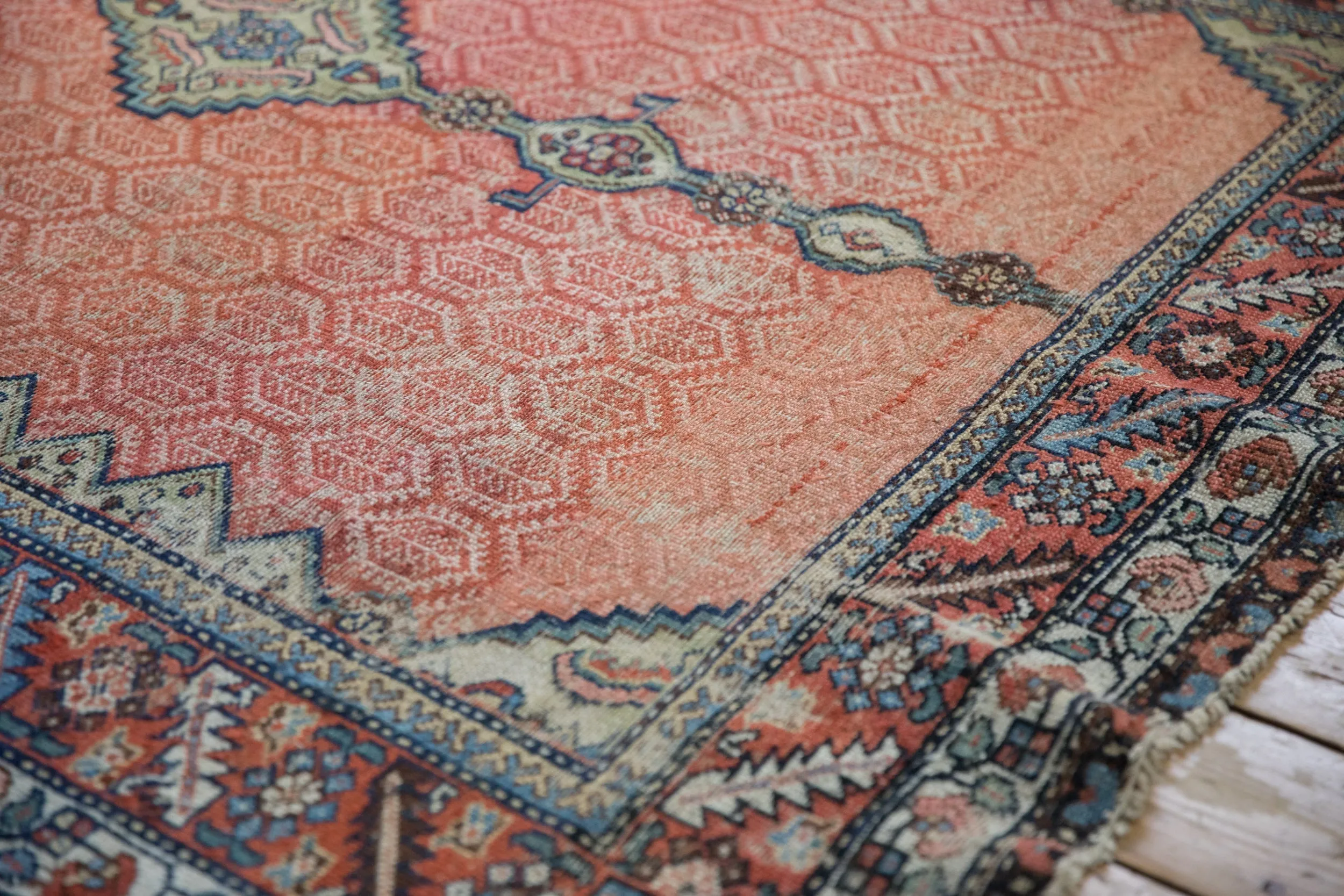5.5x12.5 Antique Hamadan Rug Runner
