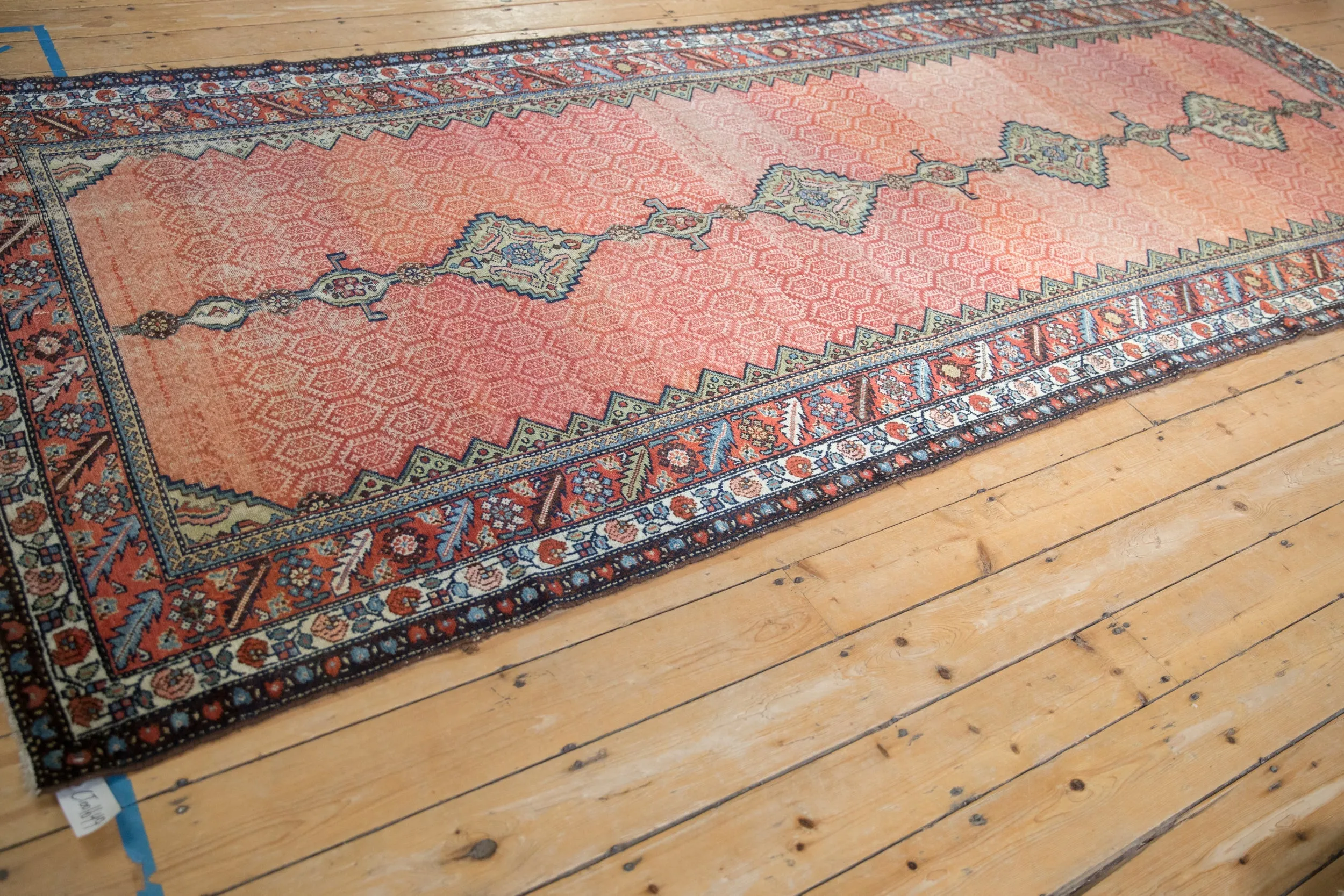 5.5x12.5 Antique Hamadan Rug Runner