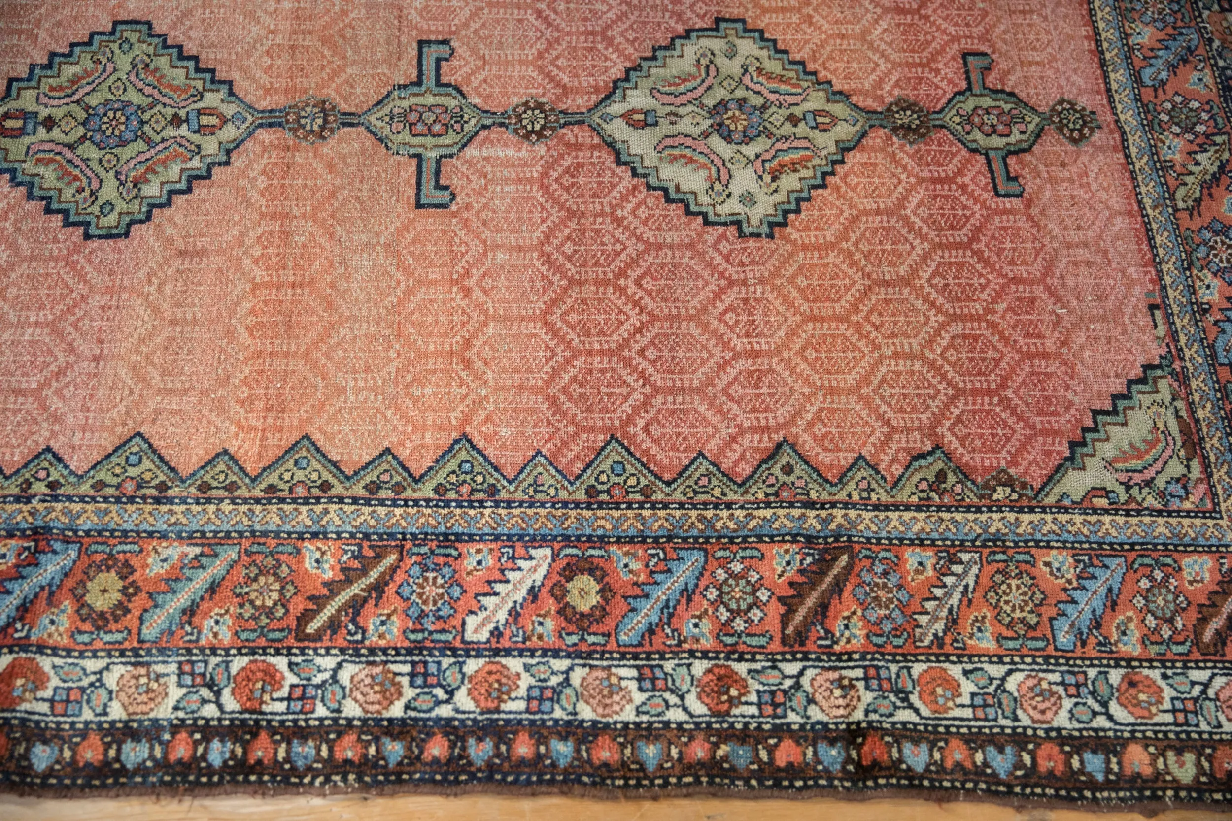 5.5x12.5 Antique Hamadan Rug Runner