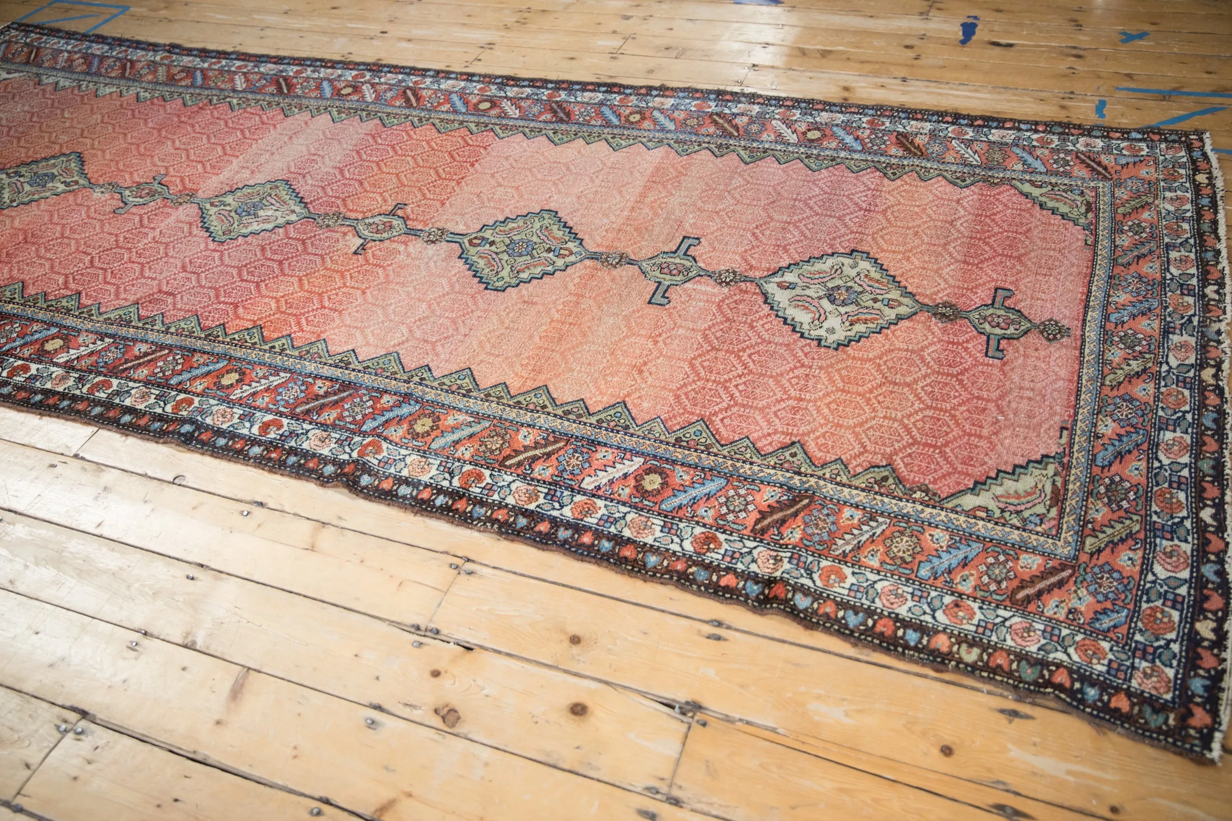 5.5x12.5 Antique Hamadan Rug Runner