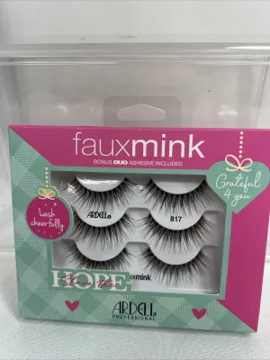 `817 Ardell Faux Mink Lashes Lightweight Knot-Free Holiday Gift Set 3 Pairs