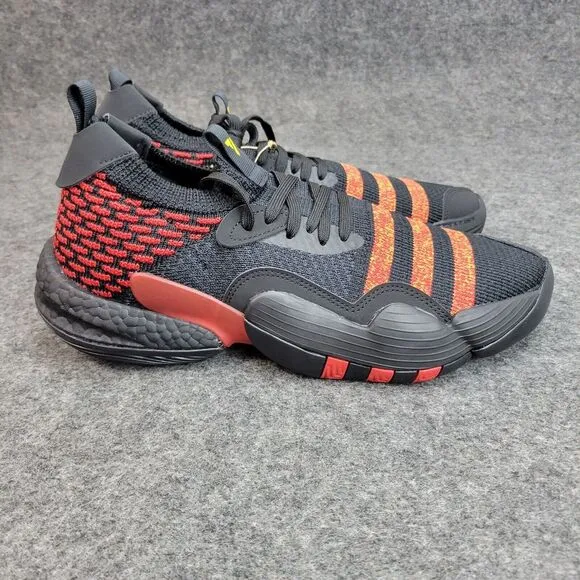 Adidas‎ Trae Young 2 Hawks Mens Shoes 10 Black Orange Scarlet Active Running