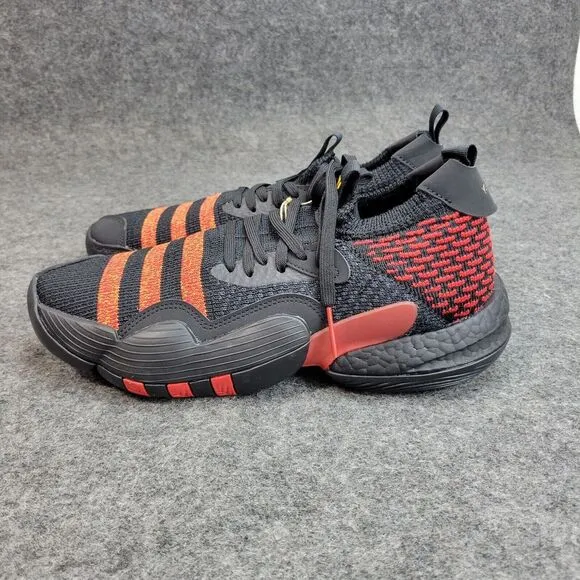 Adidas‎ Trae Young 2 Hawks Mens Shoes 10 Black Orange Scarlet Active Running