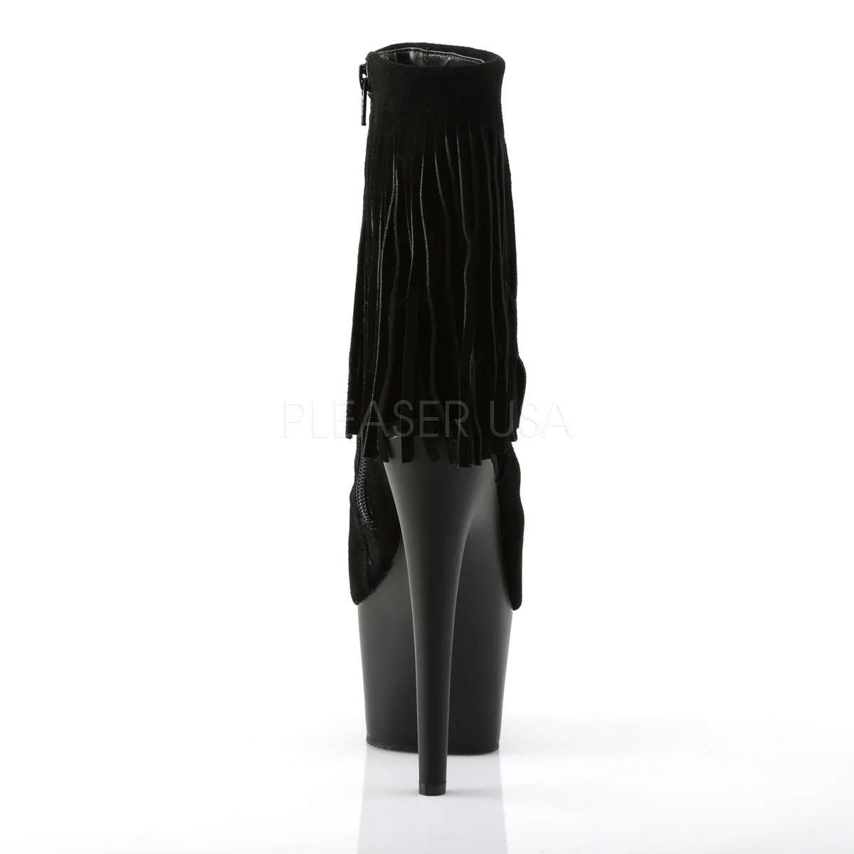 ADORE-1019  Black Suede/Black Matte