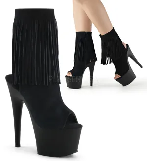 ADORE-1019  Black Suede/Black Matte