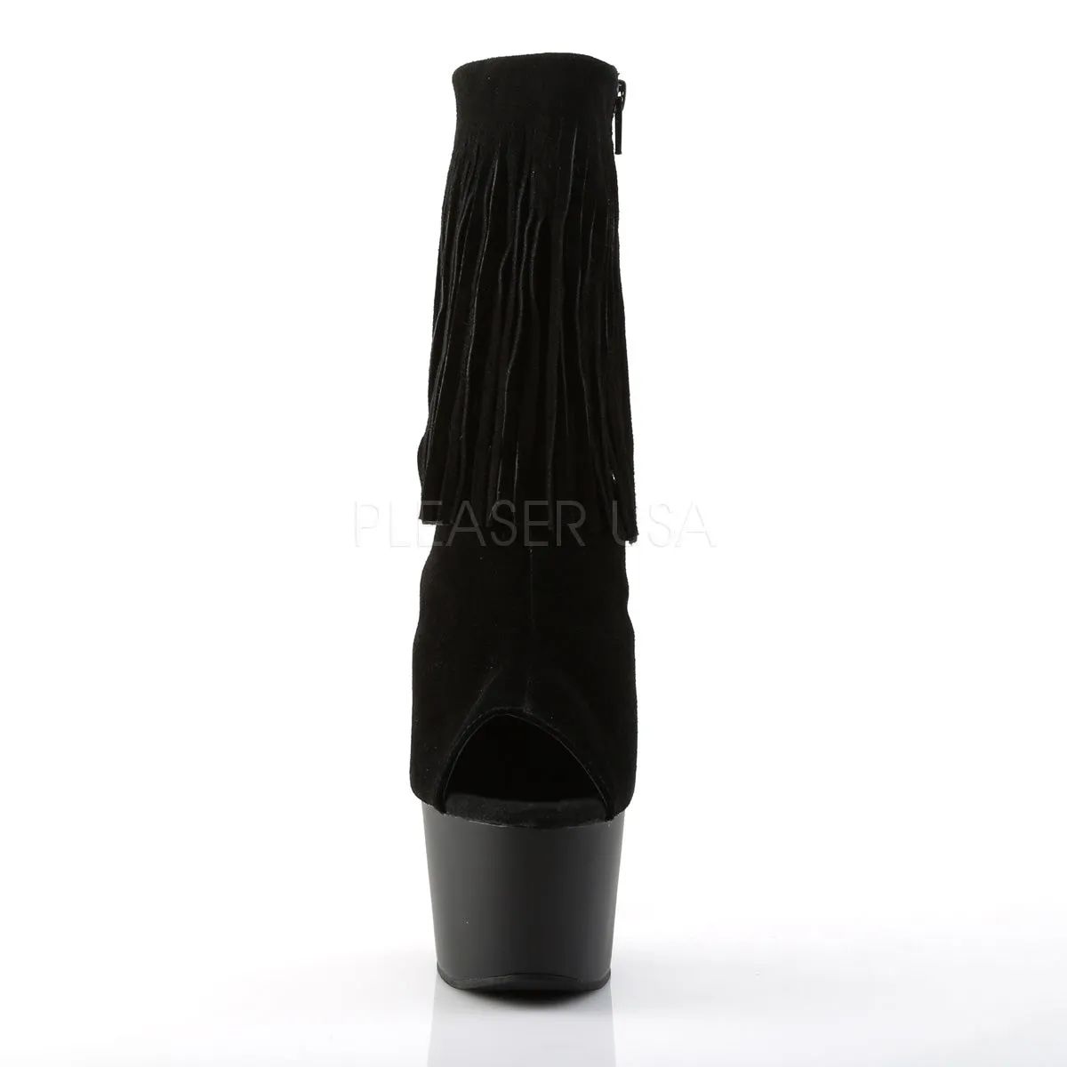 ADORE-1019  Black Suede/Black Matte
