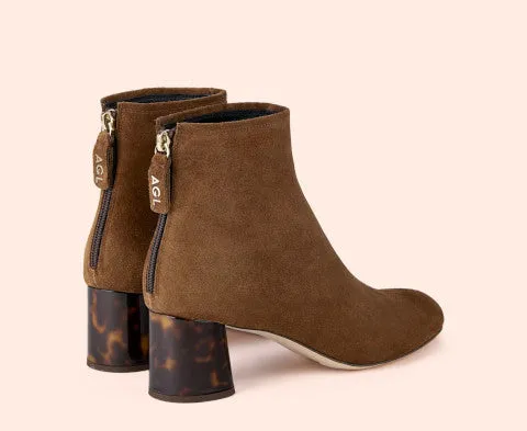 AGL Veta Precious Boot Tortoise Heel