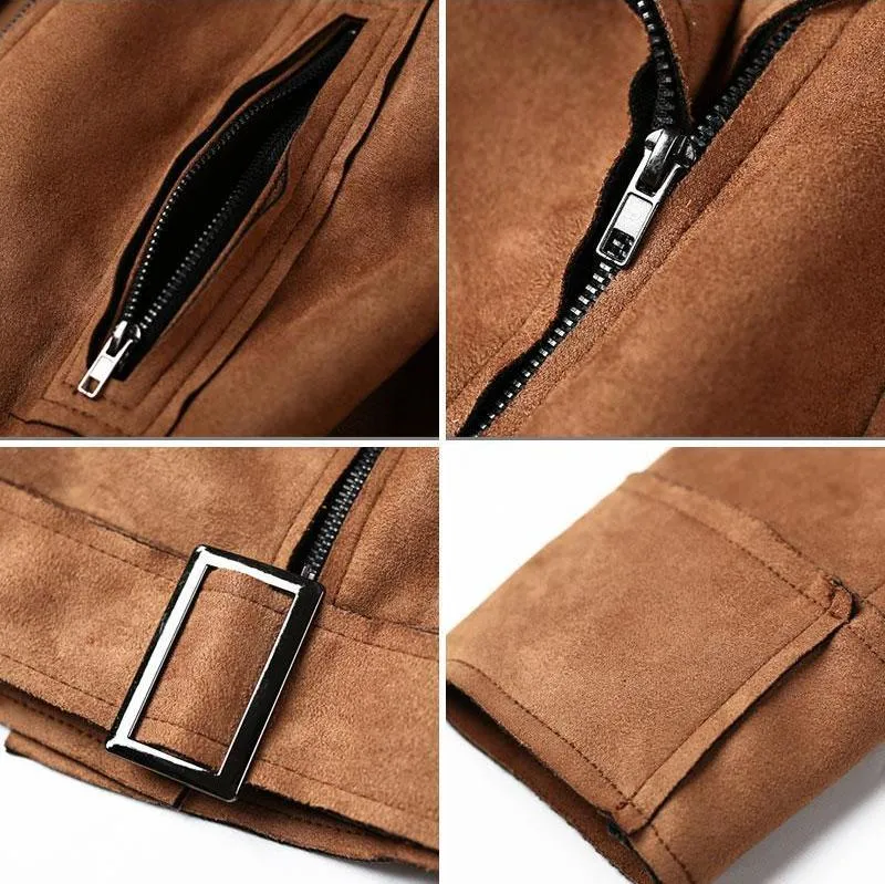 Always in Cool Suede Jacket - Tan