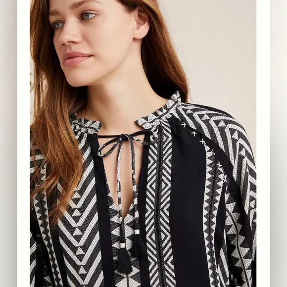 Anthropologie x Maeve Dominique Tunic Dress - Size M (oversized)