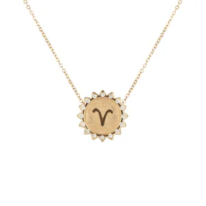 Aries Sun Zodiac necklace