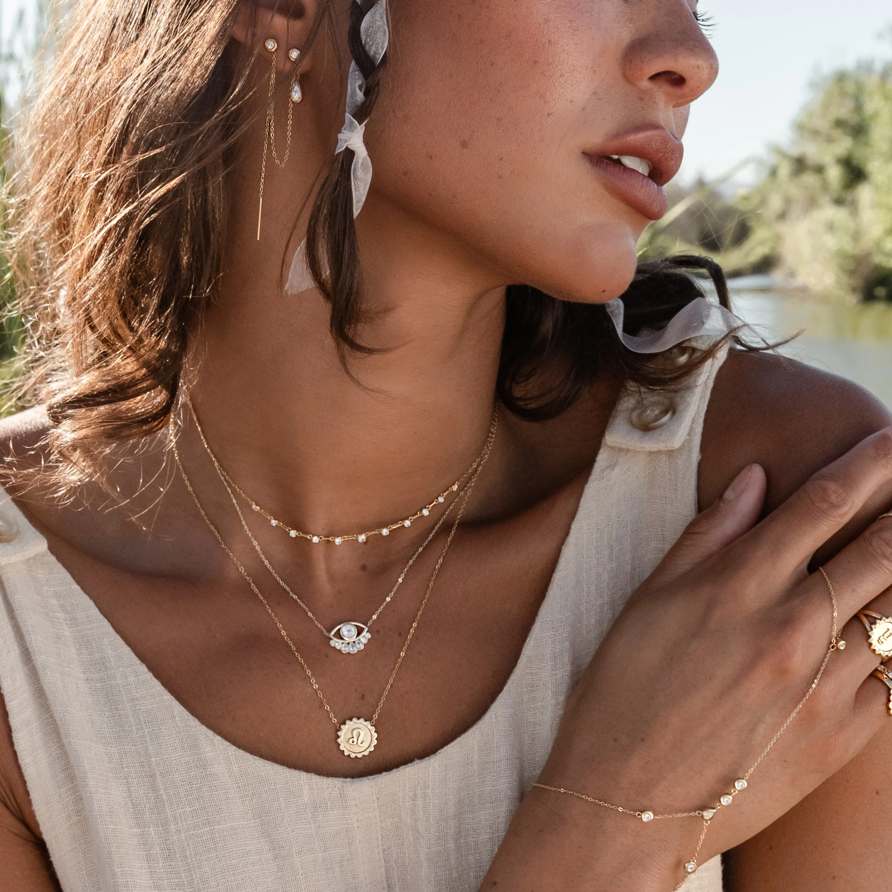Aries Sun Zodiac necklace