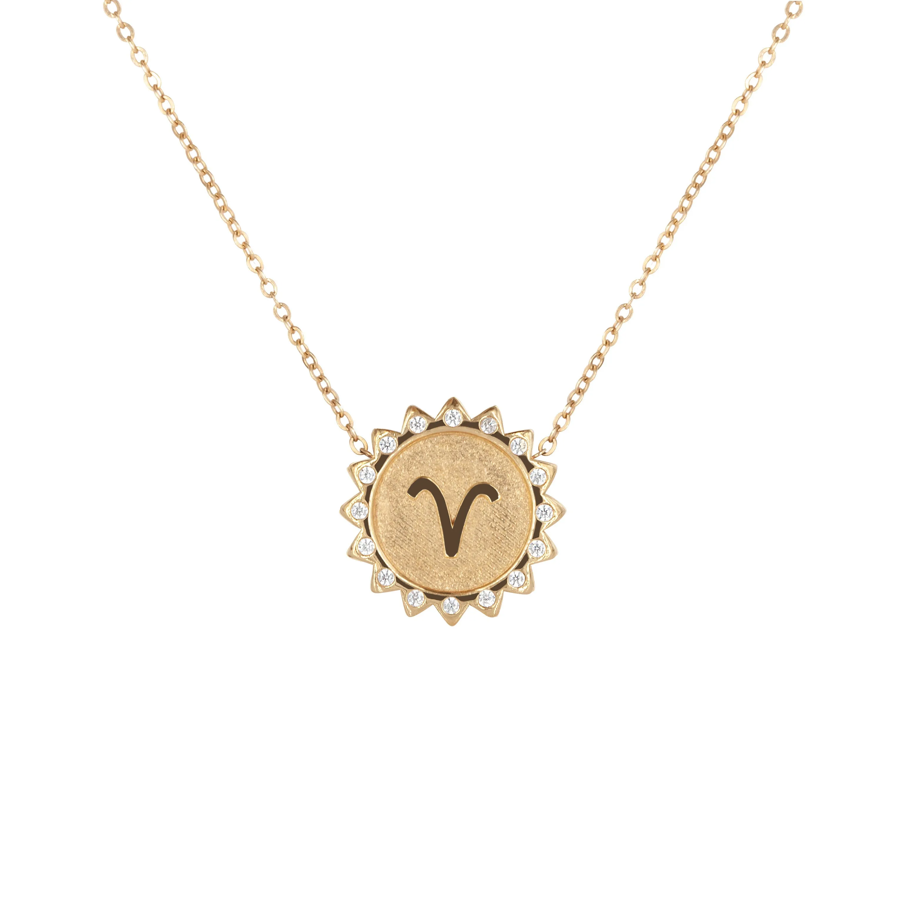 Aries Sun Zodiac necklace