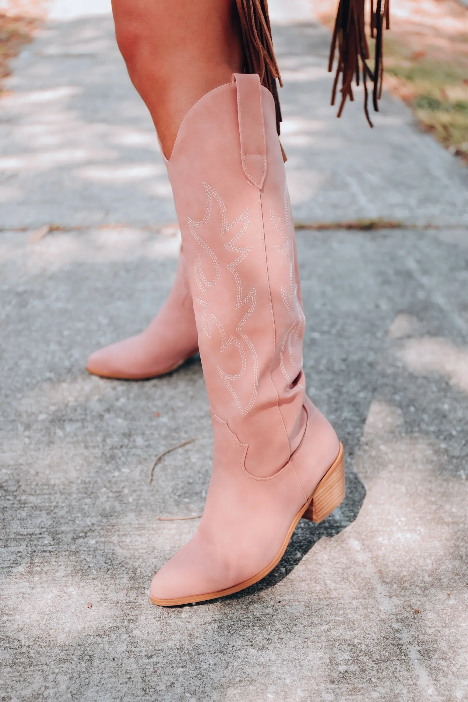 Ballerini Western Boots by Billini - Pink