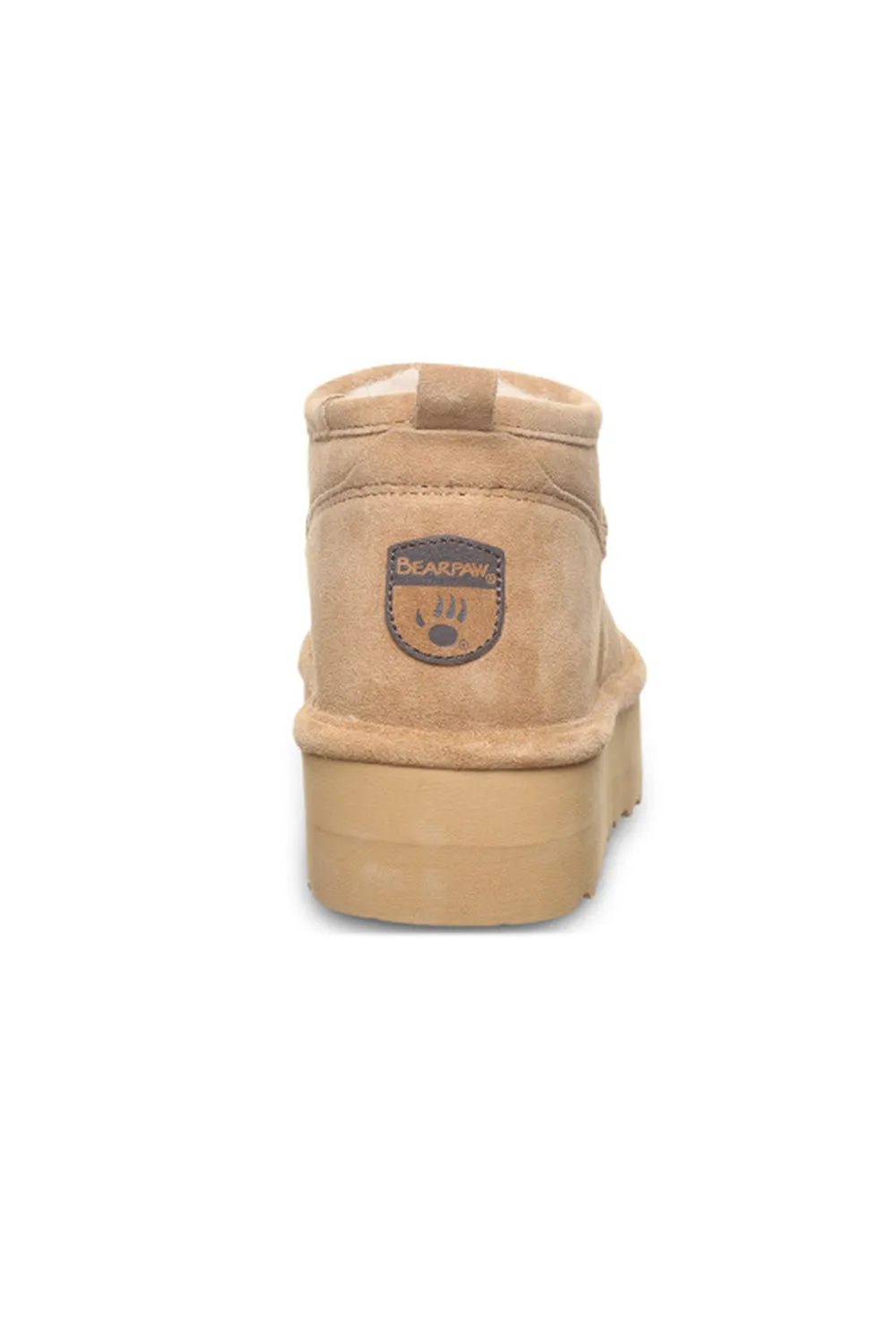 Bearpaw Retro Super Shorty Ankle Booties for Women in Iced Coffee | 3051W-243 ICED COFFEE