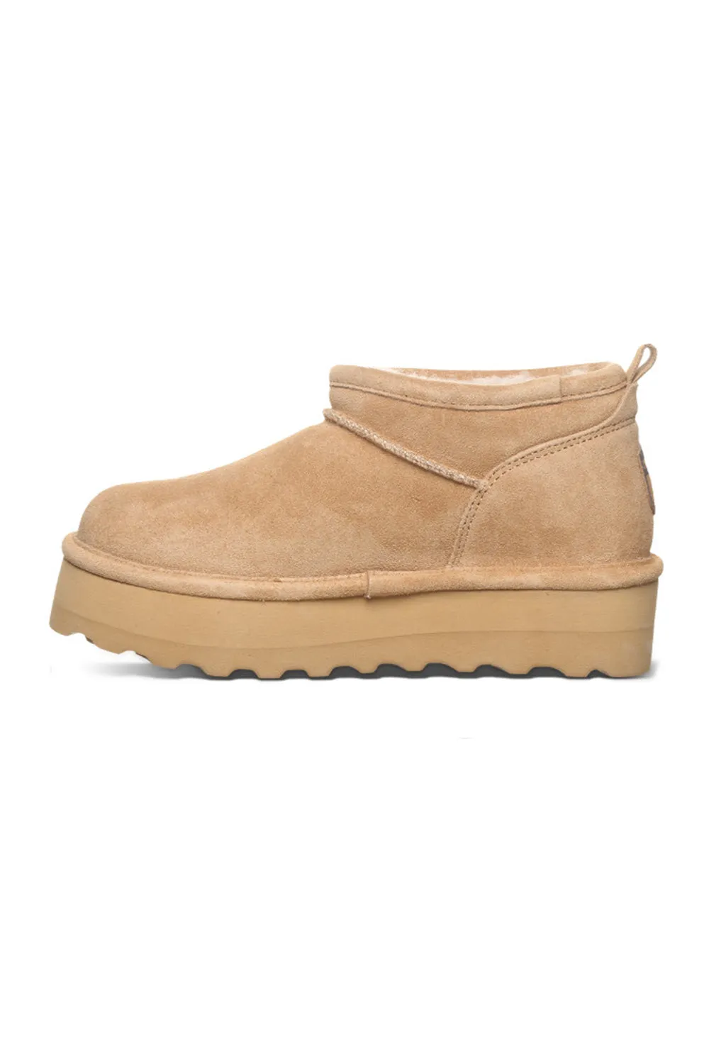 Bearpaw Retro Super Shorty Ankle Booties for Women in Iced Coffee | 3051W-243 ICED COFFEE
