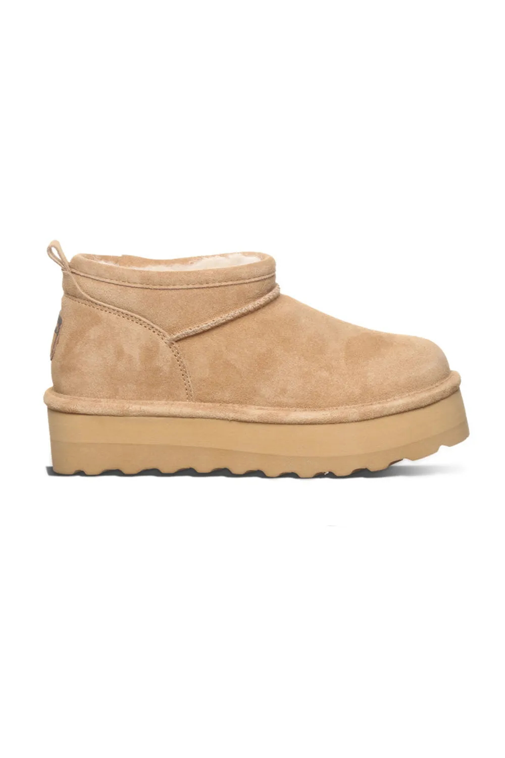 Bearpaw Retro Super Shorty Ankle Booties for Women in Iced Coffee | 3051W-243 ICED COFFEE