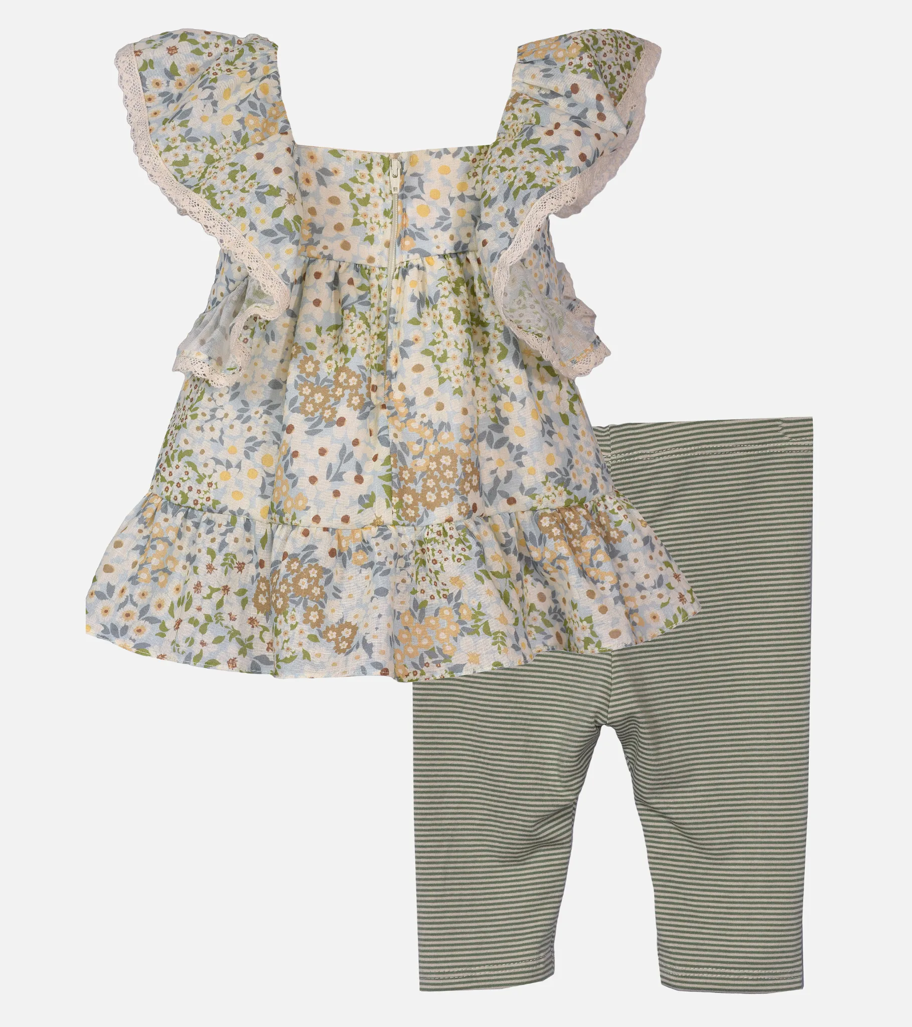 Beatrice Floral Capri Legging Set