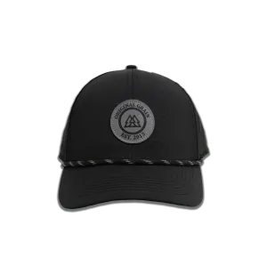 Black & Charcoal Suede Original Grain Hat