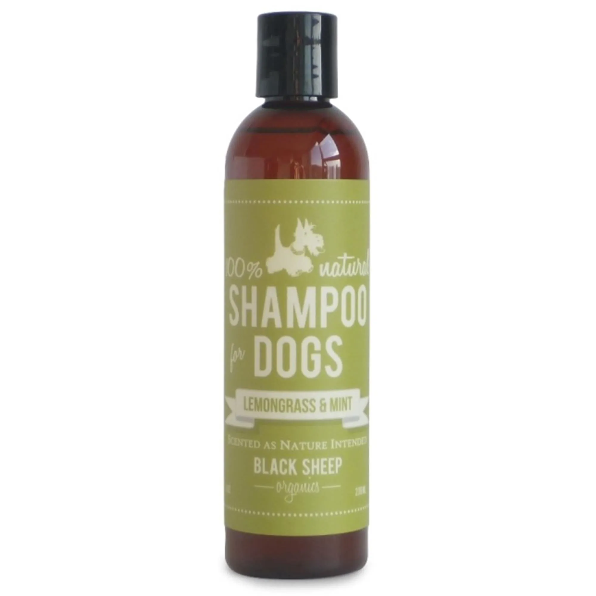 Black Sheep Organics Lemongrass & Mint Organic Shampoo for Dogs (8oz bottle)