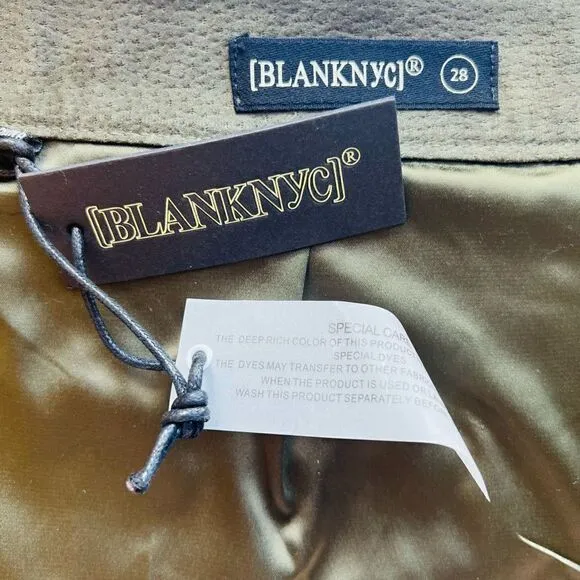 BLANK NYC Snap Front Suede Wrap Skirt, Sage Green, 28 Waist, Small/Medium, NWT