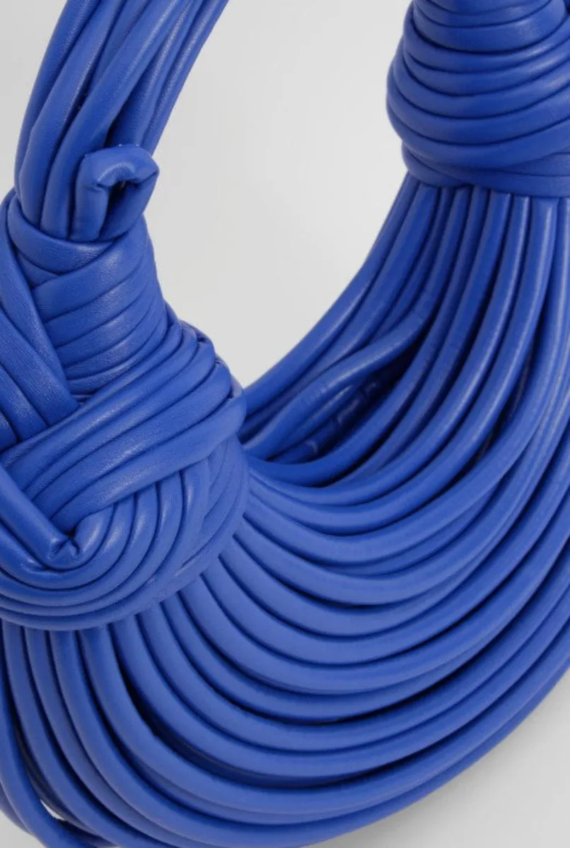 Blue Knotty Strappy Bag