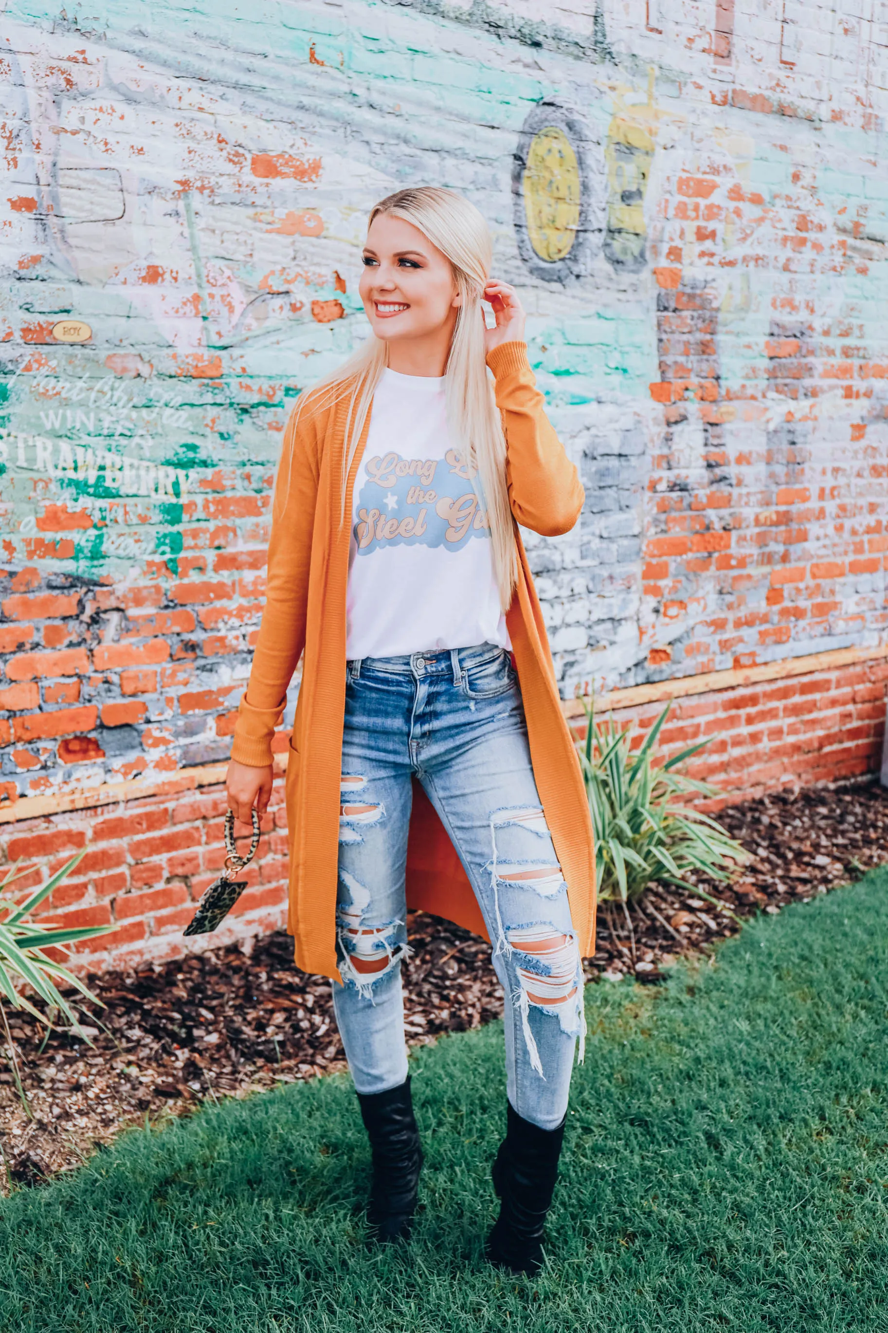 Breezy Dayz Cardigan - Mustard