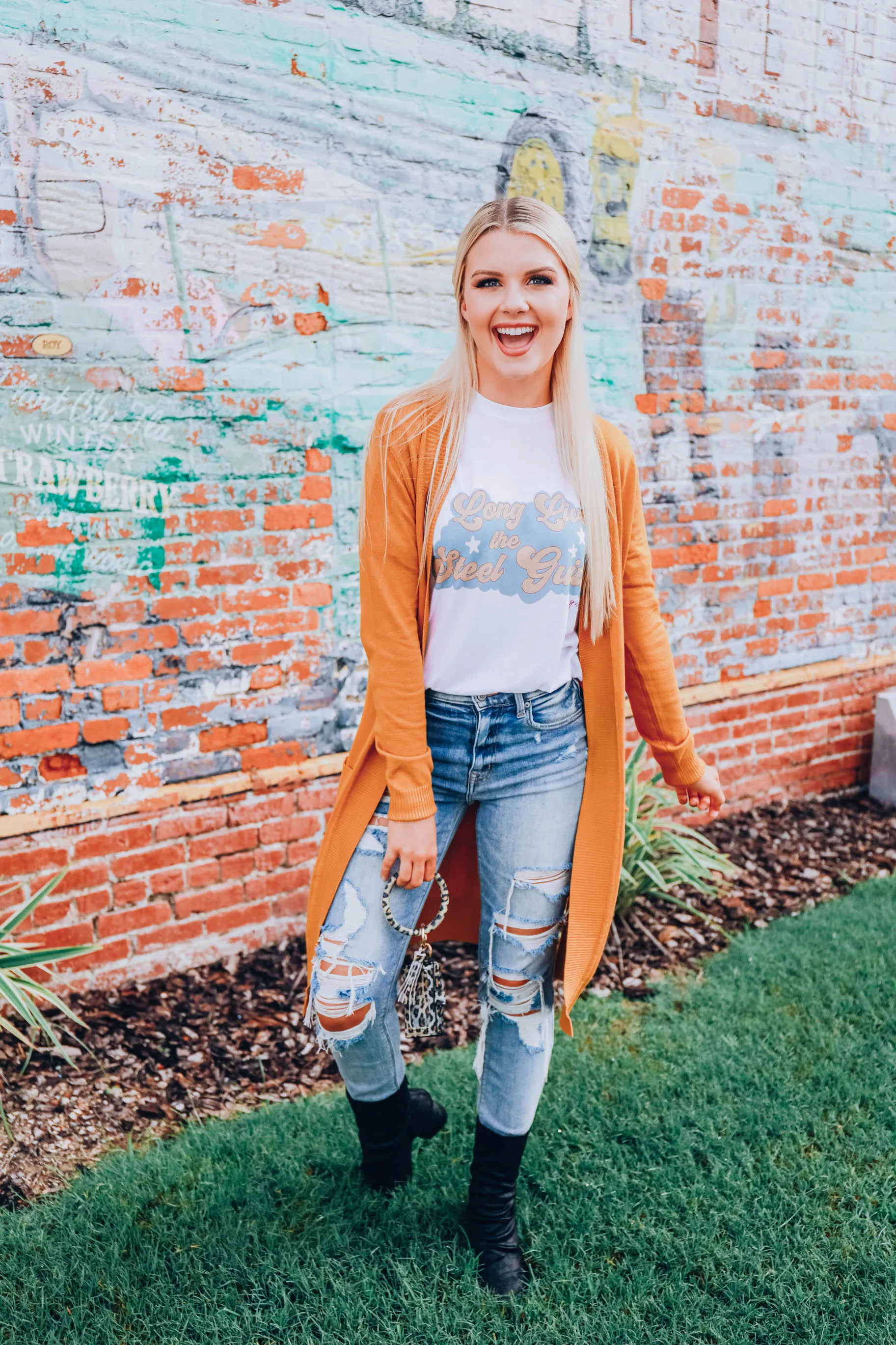 Breezy Dayz Cardigan - Mustard