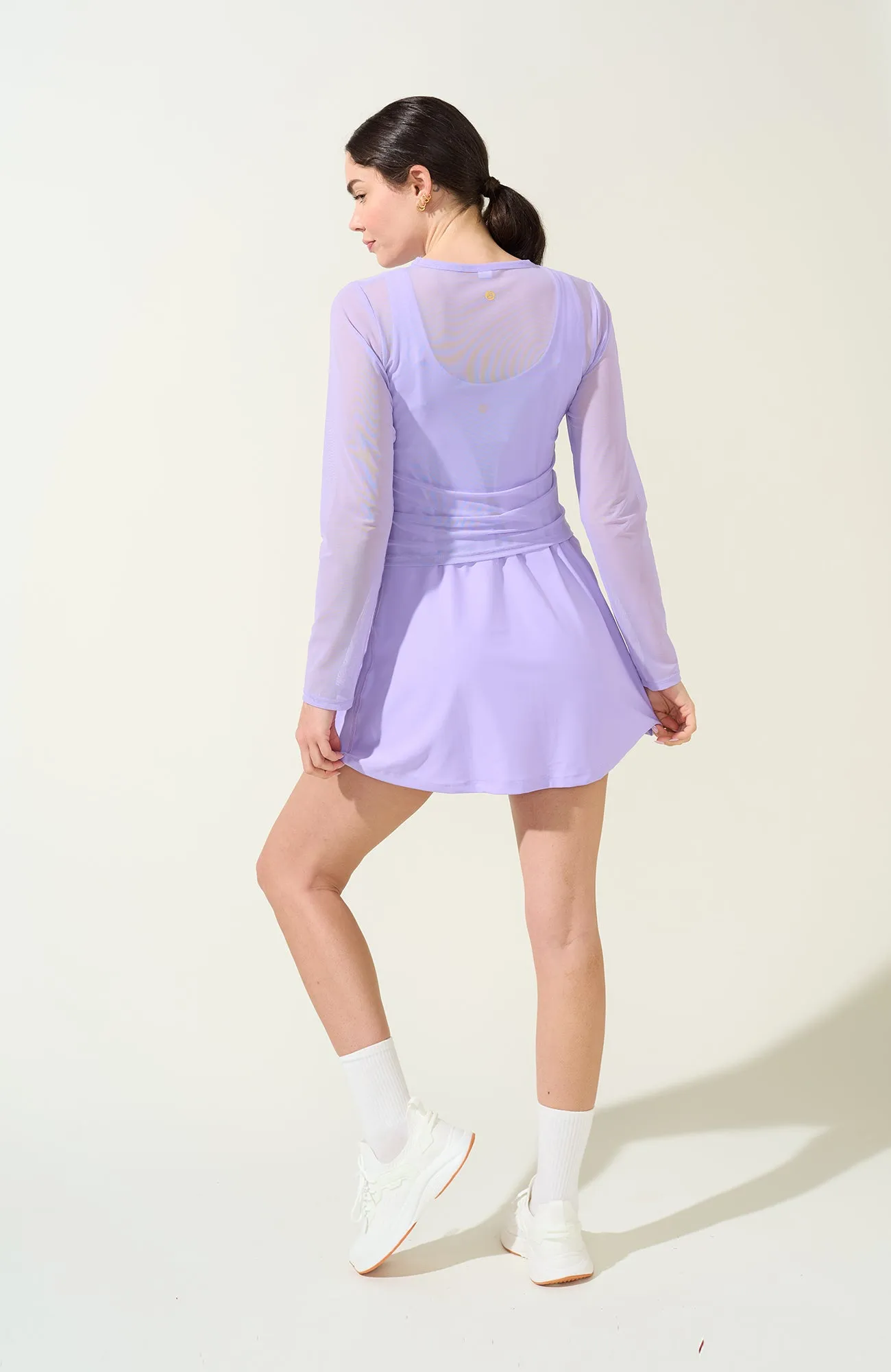 Breezy Mesh Top Lilac