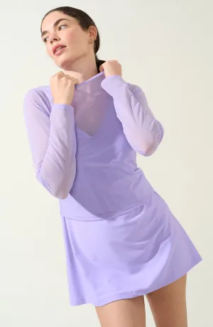 Breezy Mesh Top Lilac