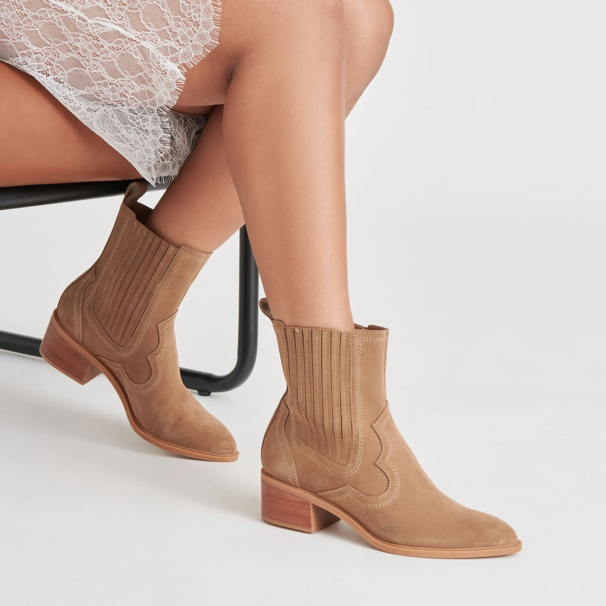 BRYLEE H2O BOOTIES MUSHROOM SUEDE