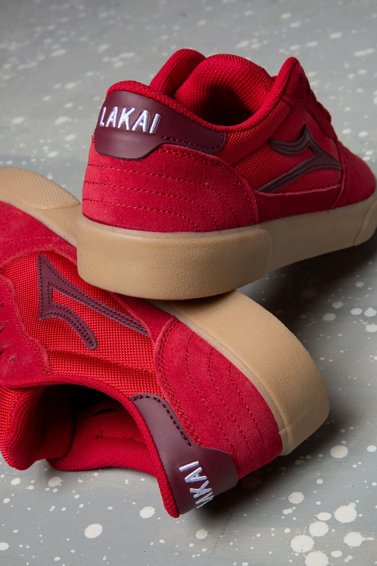 Cambridge - Red/Burgundy Suede