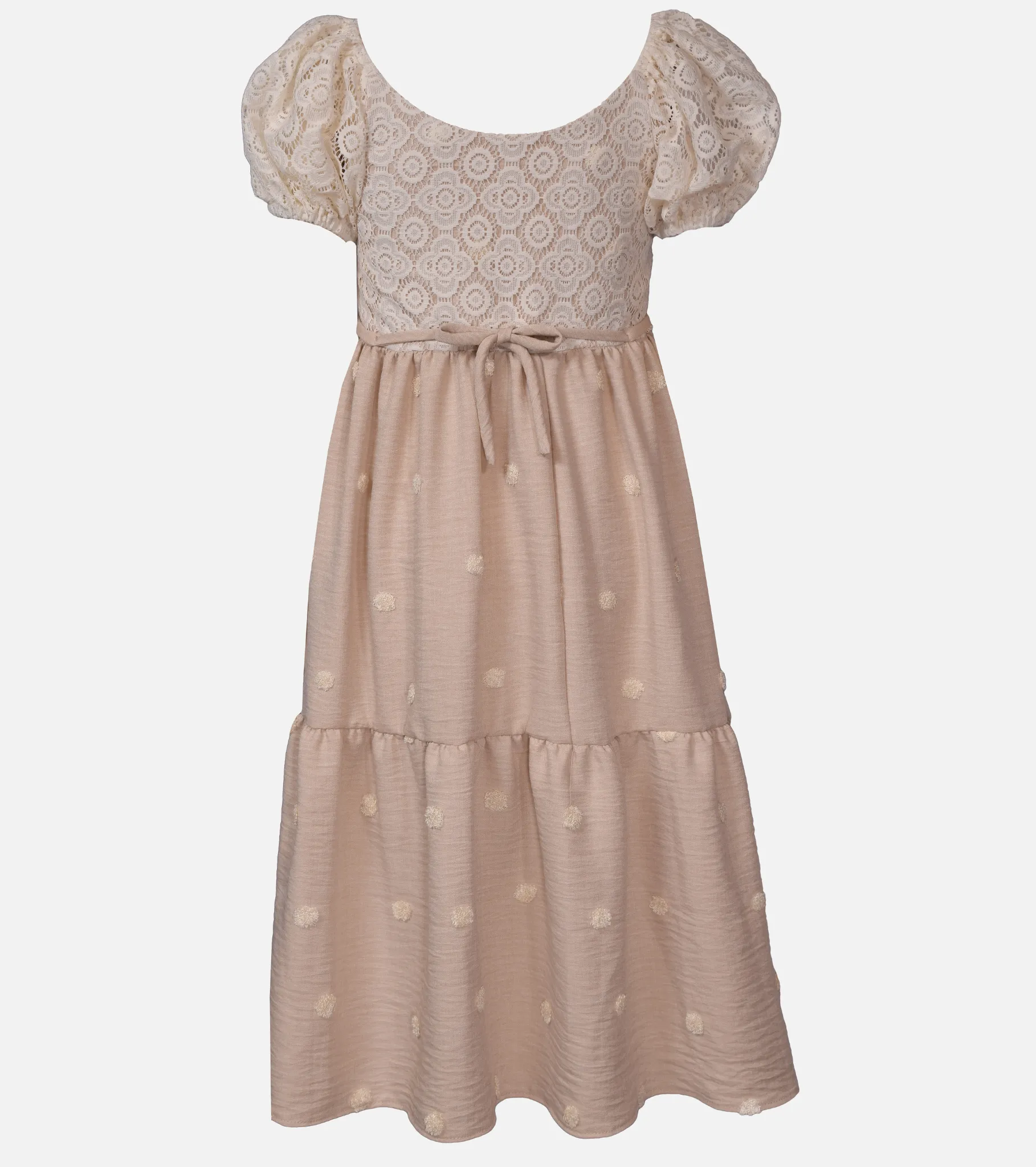Cameron Puff Sleeve Midi Dress