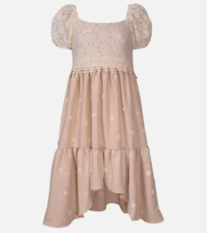 Cameron Puff Sleeve Midi Dress