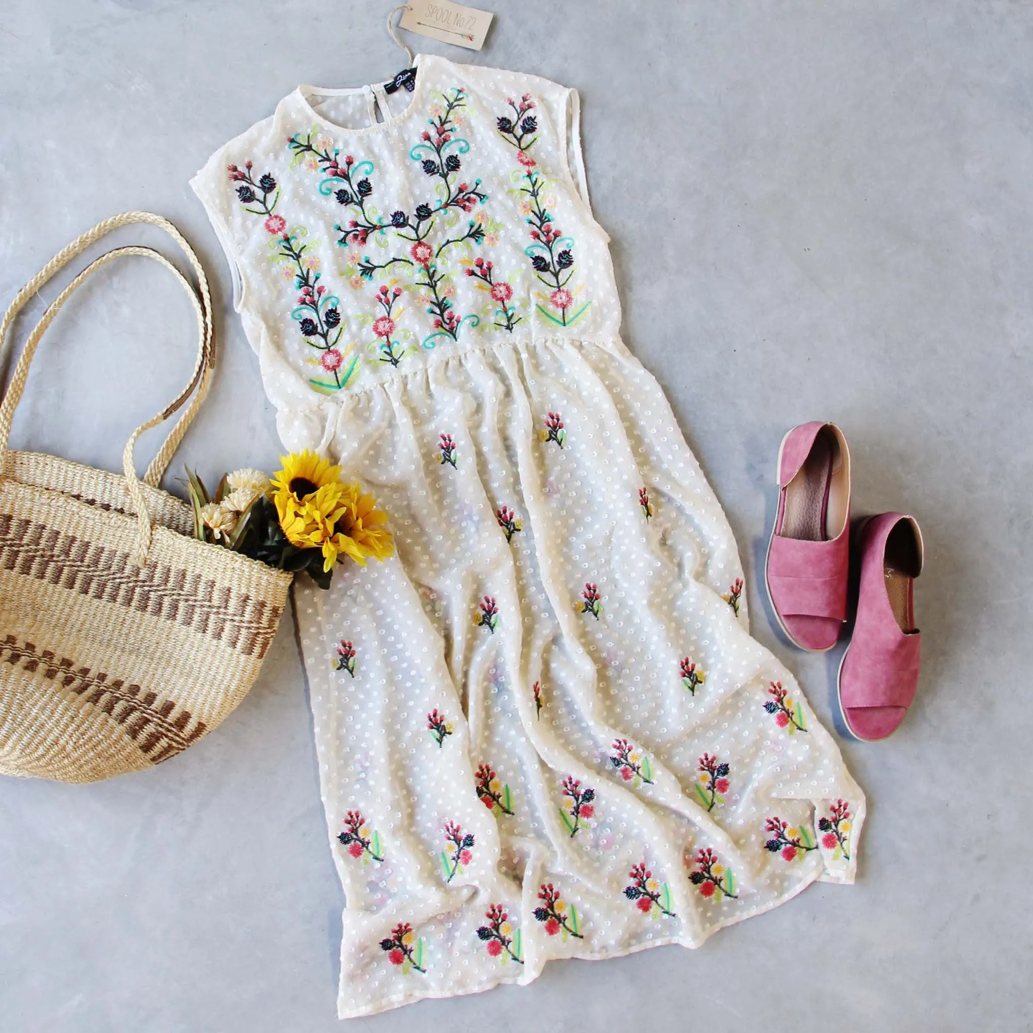 Chateau Embroidered Dress