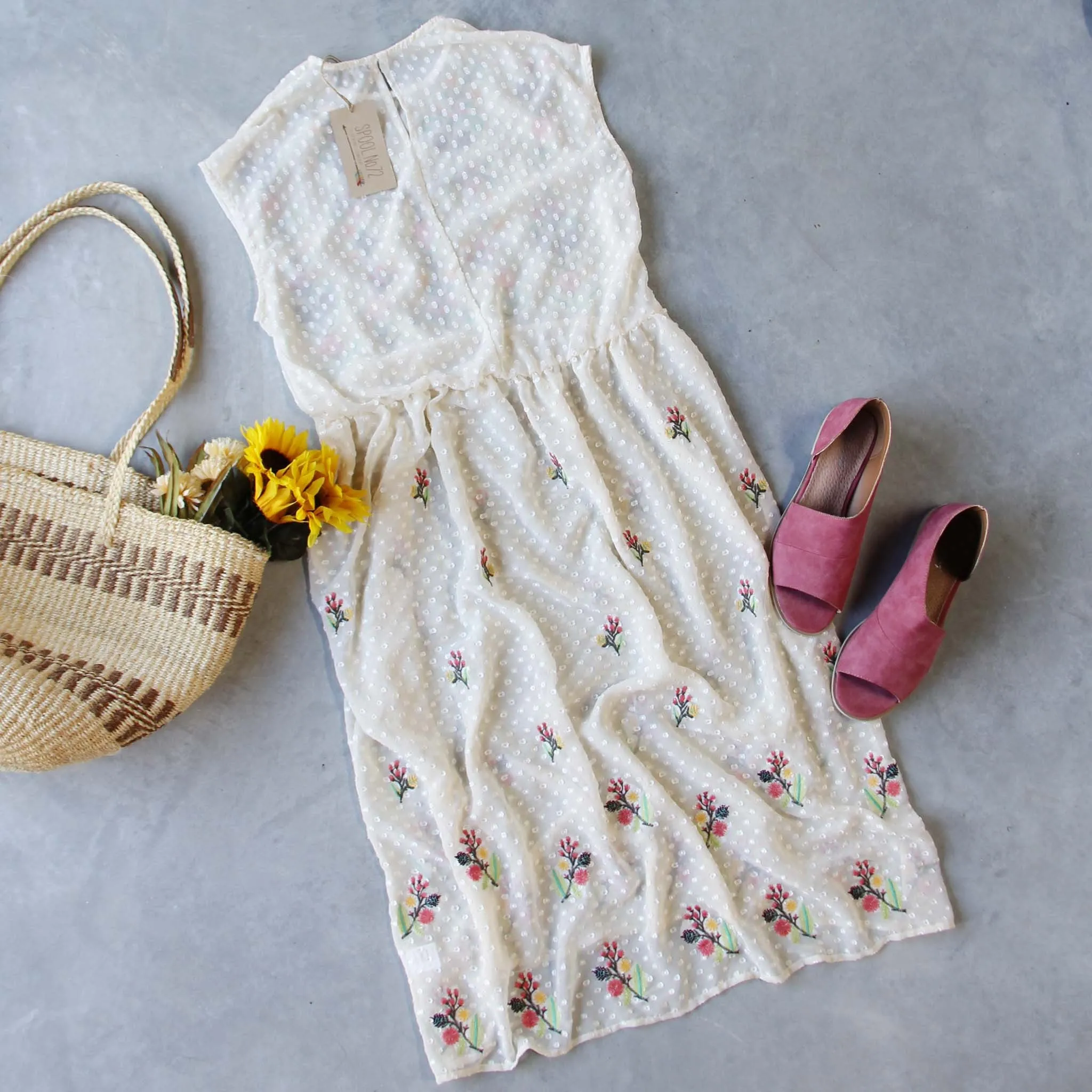 Chateau Embroidered Dress