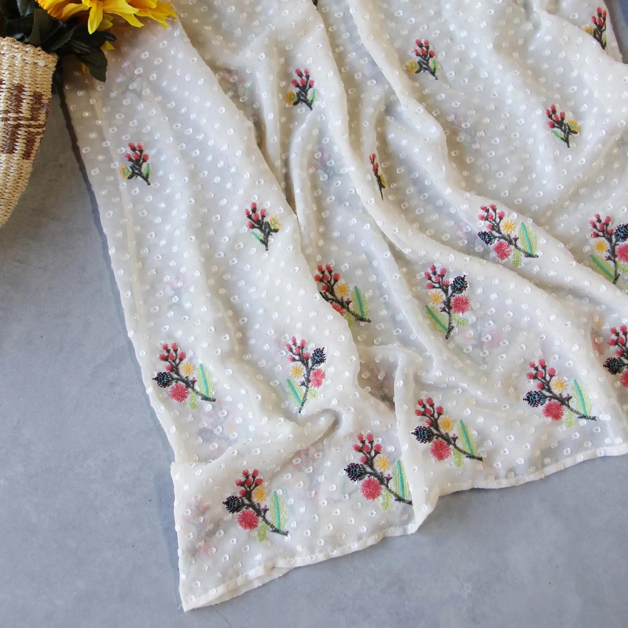 Chateau Embroidered Dress