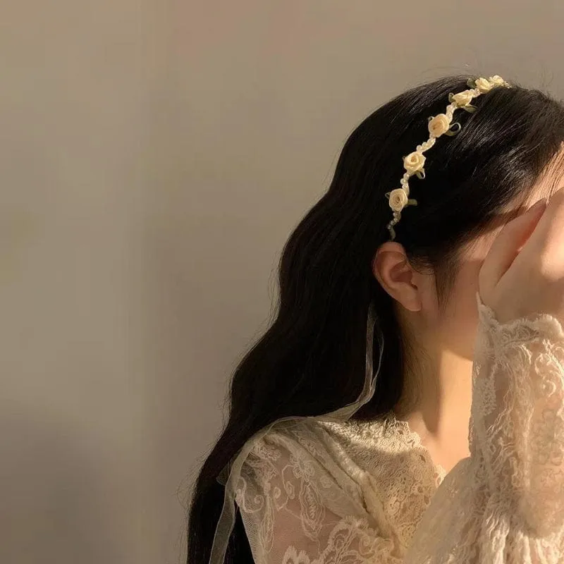 Chic Flower Pearl Crowns
